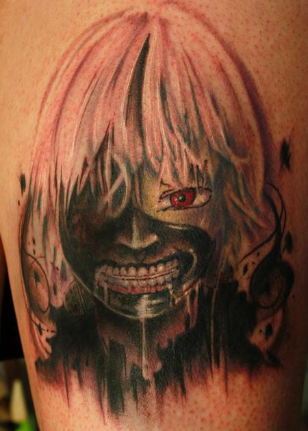 Tokyo Ghoul tattoo done by simonebompartitotattoo To submit your work use  the tag  Татуировочные краски Идеи татуировок для мужчин Татуировки в  японском стиле