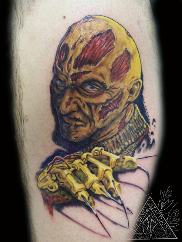 freddy krueger tattoo design  Movie tattoos Spooky tattoos Horror tattoo