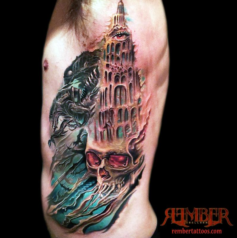 gothic castle tattooTikTok Search