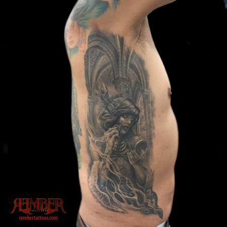 Tattoo uploaded by Oleksandr [Tattooist] • Daughter's zodiac sign -  Sagittarius. (October '17) ▫ #тату #стрелец #trigram #tattoo #Sagittarius  #inkedsense #tattooist #кольщик • Tattoodo