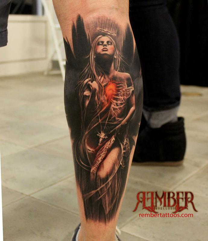 Dark Angel by Rember, Dark Age Tattoo Studio: TattooNOW
