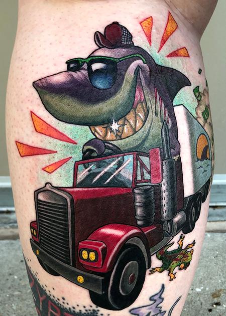 tattoos/ - Trucker Shark - 141624