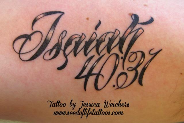 Lettering By Jessica Weichers Tattoonow