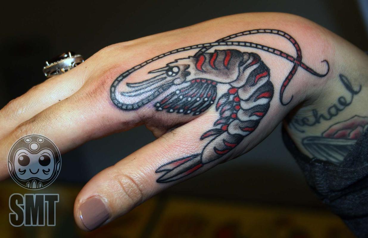 prawn/shrimp tattoo by Skeleton Man : TattooNOW