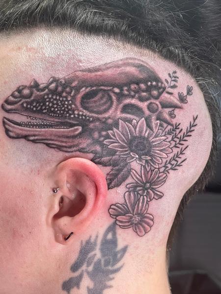 tattoos/ - Pachycephalosaurs Head Tattoo - 144379