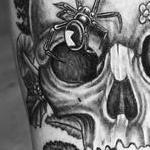 Tattoos - Skull and black widow - 144256