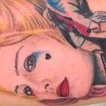 Tattoos - Color portrait Harley Quinn - 142719