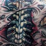 Tattoos - Ripped Skin Color Backpiece - 121694