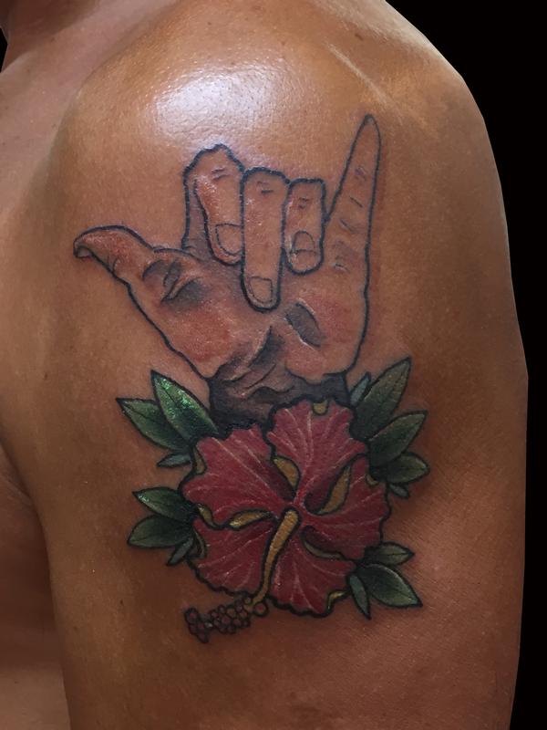 hawaiian shaka tattoo