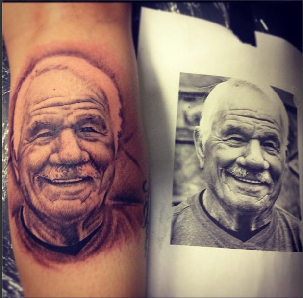 Tattoo of the Week Memorial Portrait  Independent Tattoo  Delawhere