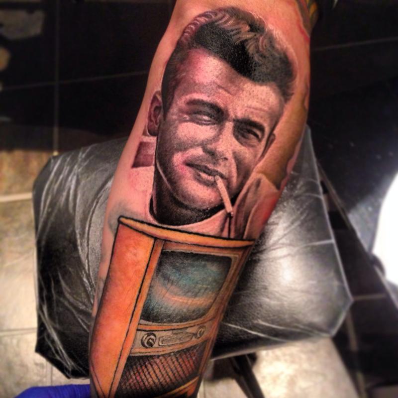 James Dean Tattoo by Stevie Monie: TattooNOW