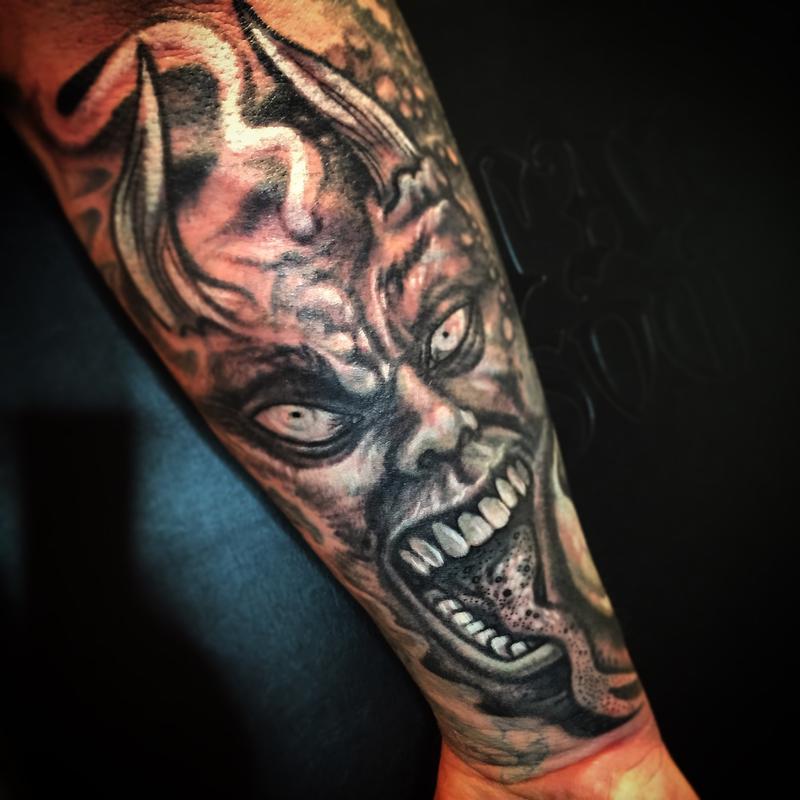 evil demon tattoos