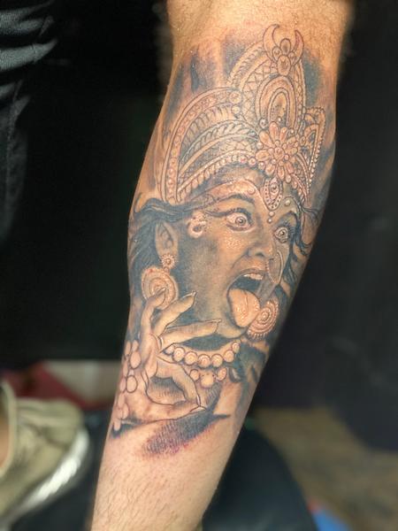 tattoos/ - Kali Hindu Goddess Tattoo  - 144316