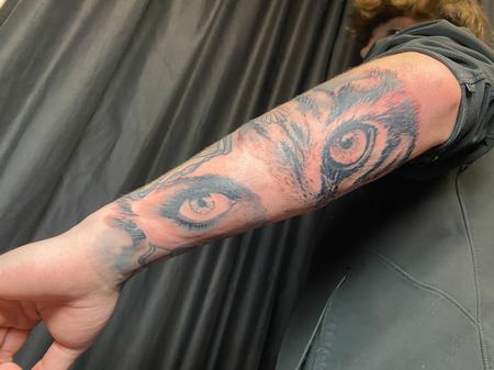 tattoos/ - Eye Of The Tiger Tattoo  - 145163
