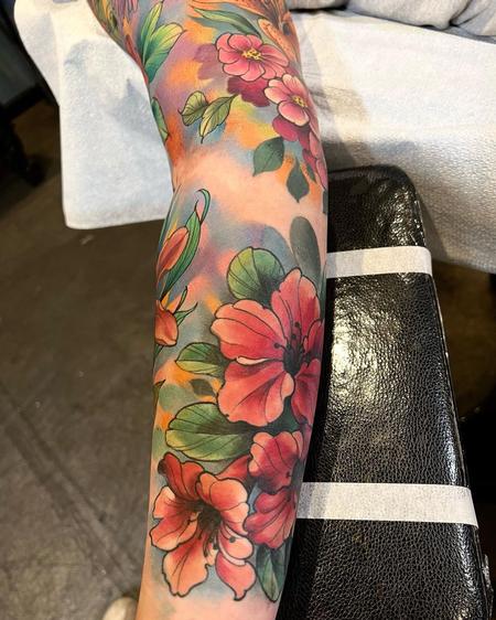 tattoos/ - Floral Arm Sleeve - 144329