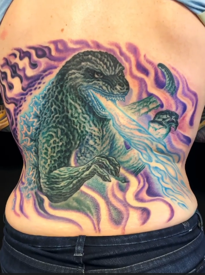 tattoos/ - Godzilla Backpiece - 144258