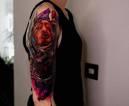 tattoos/ - Space Dogs Sleeve - 144164