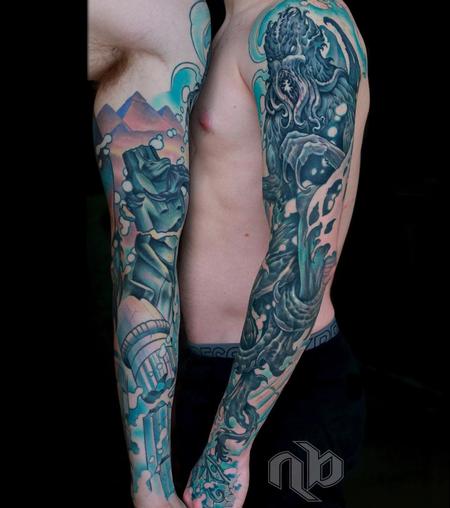 tattoos/ - Cthulu Arm Sleeve - 144725
