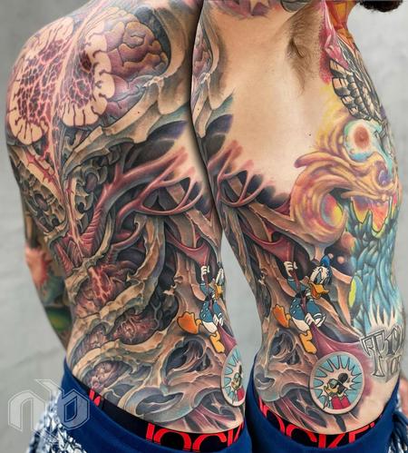 tattoos/ - Donald Duck Biomech - 143594