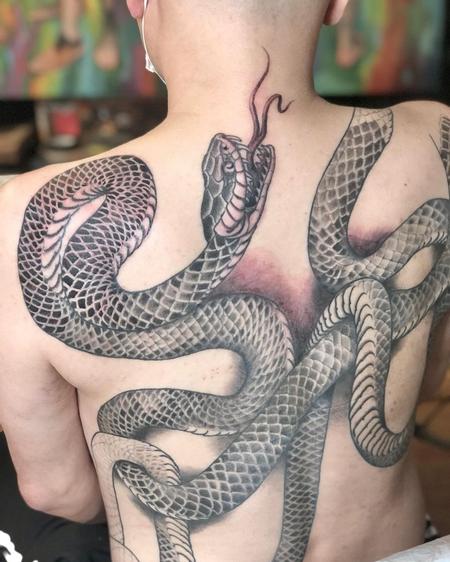 tattoos/ - Snake Back Piece - 143546