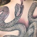 Snake Back Piece Tattoo Design Thumbnail