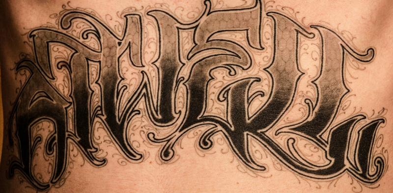 Old English Tattoos And DesignsOld English Tattoo IdeasOld English Tattoo  Lettering  HubPages