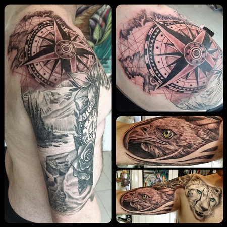tattoos/ - Compass and map  - 144905