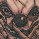 Tattoos - Freehand creepy clown - 136174