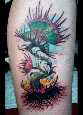 venus flytrap tattoo