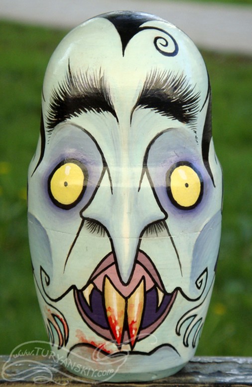 Dracula (russian wooden doll) by Oleg Turyanskiy: TattooNOW