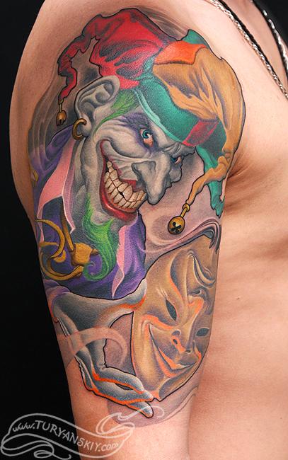 Cards and Joker tattoo sleeve - Best Tattoo Ideas Gallery