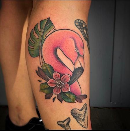 Animal Tattoo Designs - Fantastic flamingo tattoo by Marco Spok... -  TattooViral.com | Your Number One source for daily Tattoo designs, Ideas &  Inspiration
