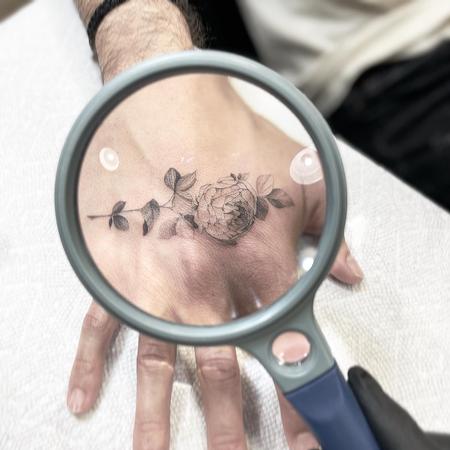 tattoos/ - Tiny Realistic Rose Tattoo - 143700