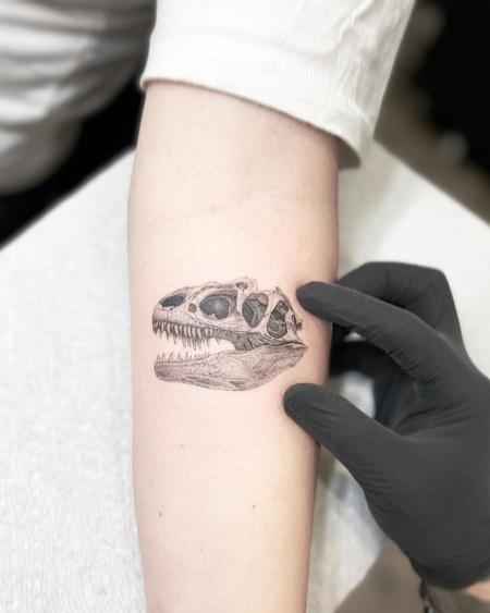 tattoos/ - T-Rex Skull Tattoo - 143702