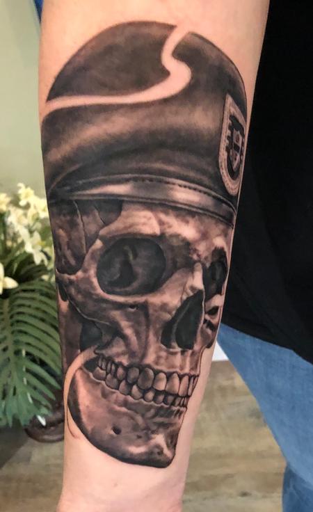 tattoos/ - Skull with Beret - 139717