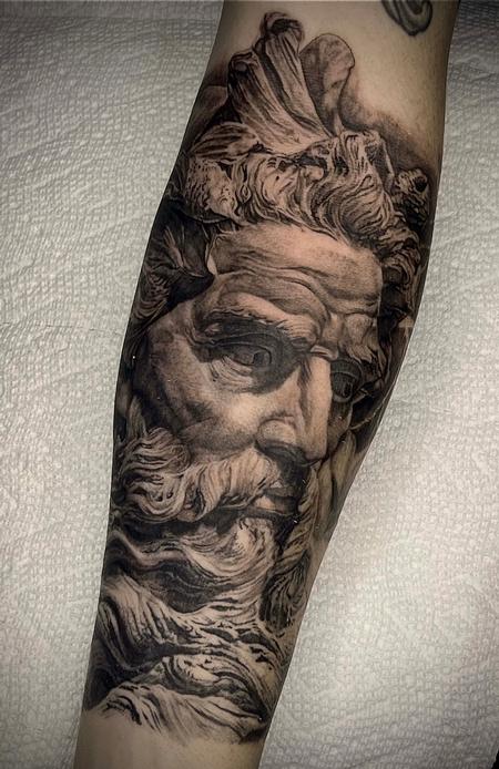 Poseidon tattoo by El Mori Tattoo | Post 23227