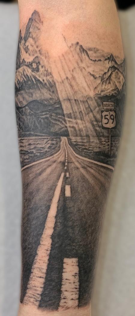 tattoos/ - Road tattoo - 146154