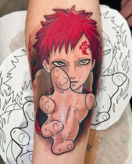 Naruto tattoo | Arm tattoo, Color tattoo, Naruto tattoo